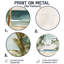 Jacelynn - Décoration murale ronde en métal bord de mer tropical-1533855599