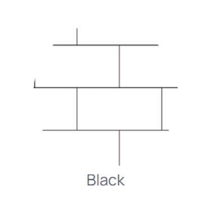 3x6 Tile White Acrylic Alcove Shower Walls with Black Grout Lines