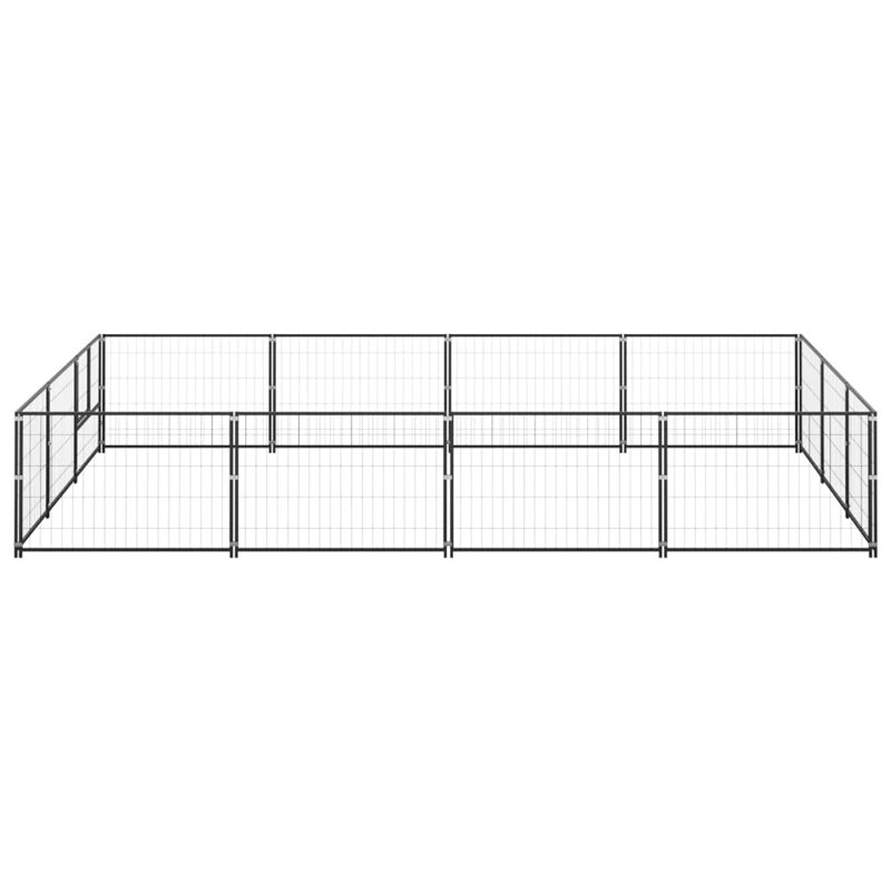 Mclea 70cm H Steel Exercise Pen With Door, Black
