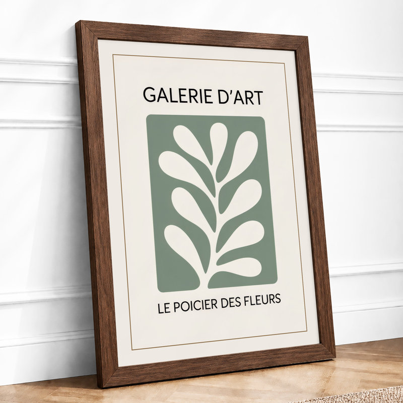 Galerie Botanica Botanical - Framed Print, Walnut, A4 - 29.7 x 21.0 cm