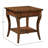 Hekman European Legacy Square End Table, Macadamia Finish