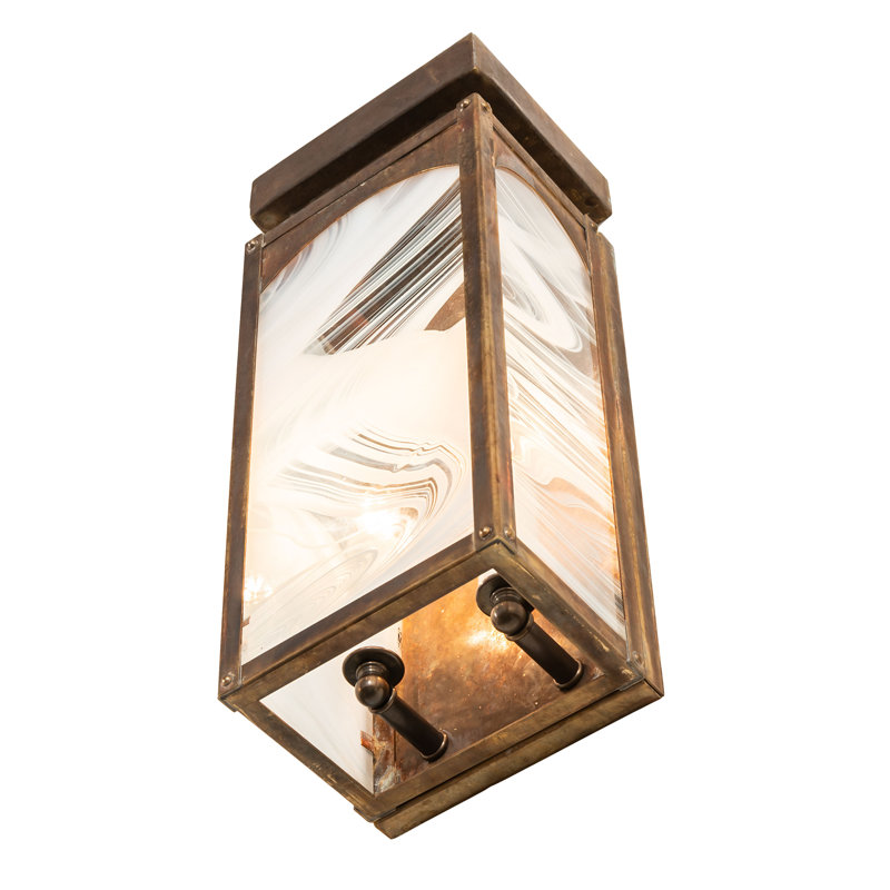 2 - Light Flush Mounted Sconce