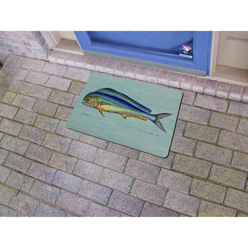 Alaina Non-Slip Indoor / Outdoor Doormat, Rectangle 1'6" x 2'2"