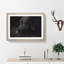 Black Labrador Retriever Painting - Single Picture Frame Print on MDF-56632867-56632866