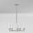 5 - Light Steel Dimmable Chandelier-281074381