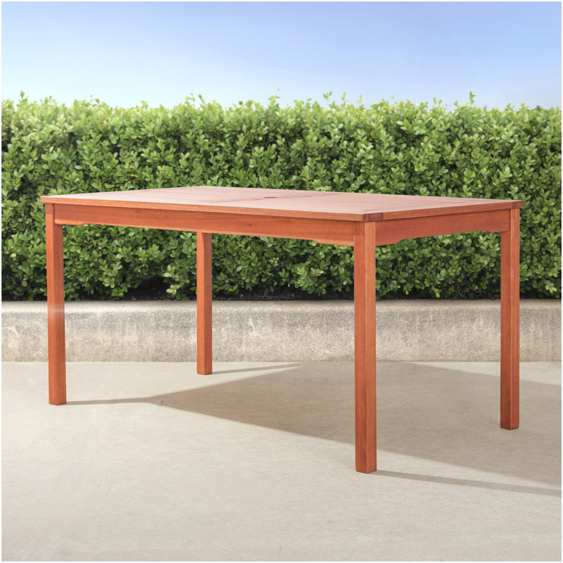 Table de salle à manger Caladesi, Bois naturel