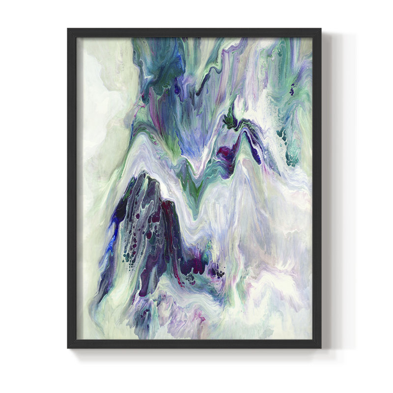 Wild River, reproduction encadrée - bois massif, Noir, H 20 po x l 16 po