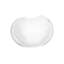 Cast Naturals Resin Abstract Contemporary Decorative Bowl in White