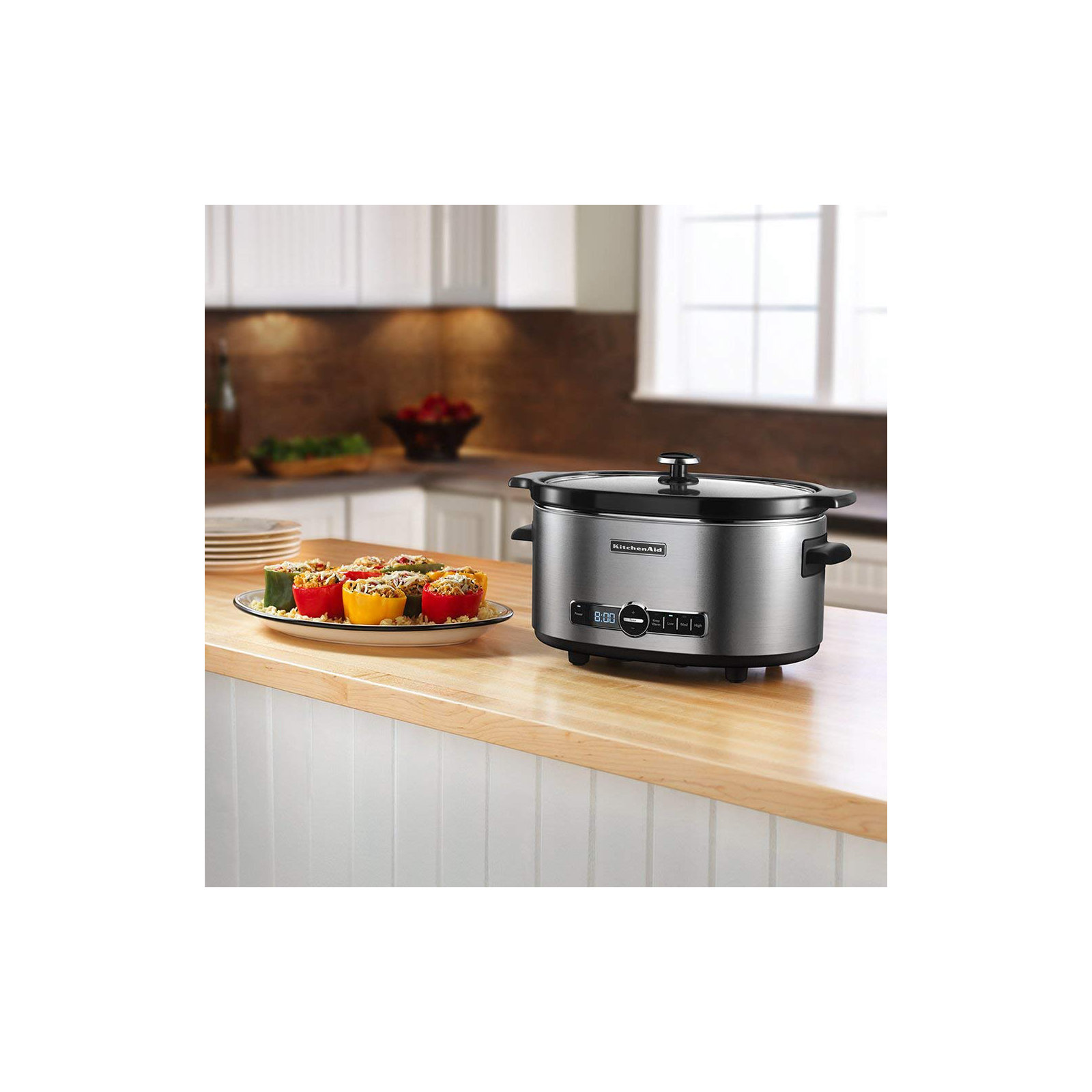 KitchenAid® 6-Quart Slow Cooker with Solid Glass Lid