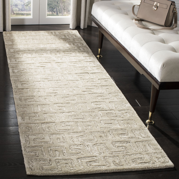 Christoper Hand Tufted Wool Geometric Rug