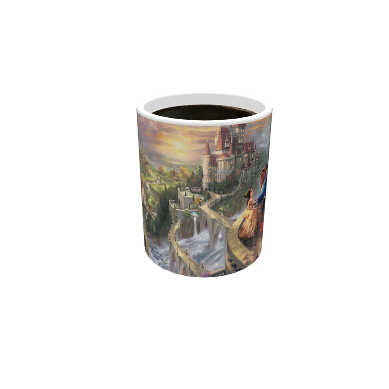 Black Ceramic Heat-Activated Disney Mug, 11 oz