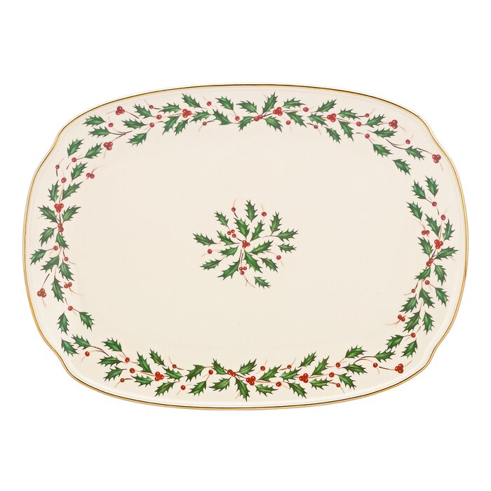 Lenox Holiday Oblong Platter & Reviews | Wayfair