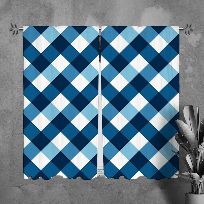 Paire de rideaux obscurcissant en polyester Zamion, L 40 po x L 82 po