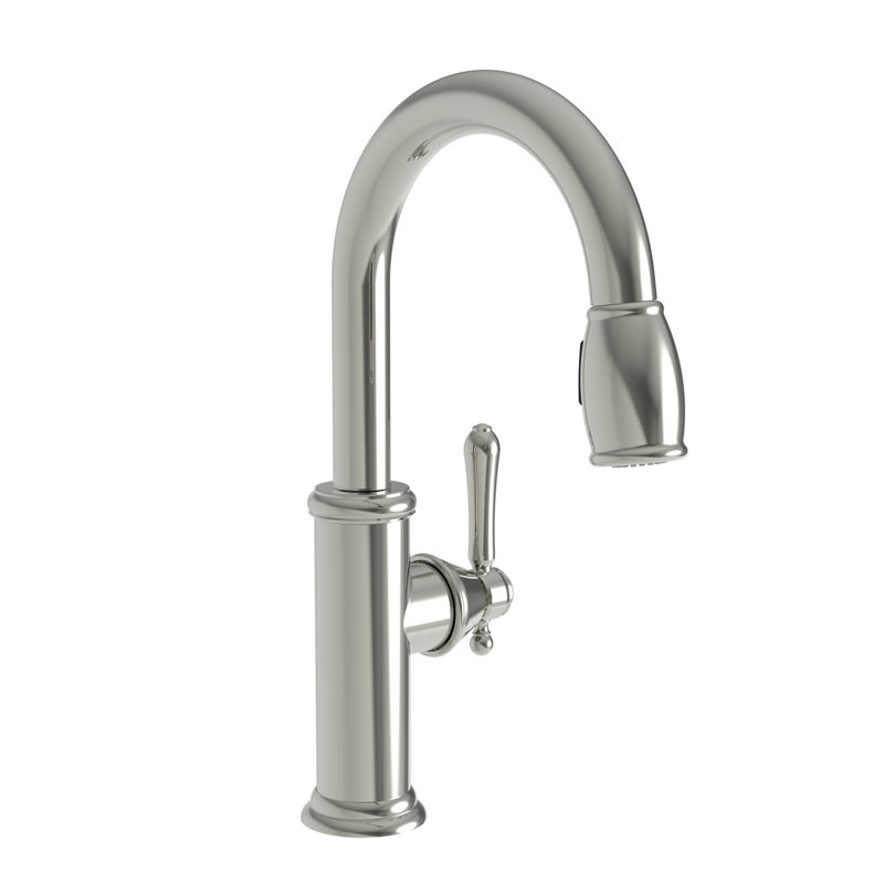 Chesterfield Pull Down Bar Faucet, Polished Nickel (PVD)