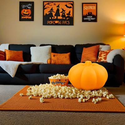 23-inch Solar Pumpkin Lantern