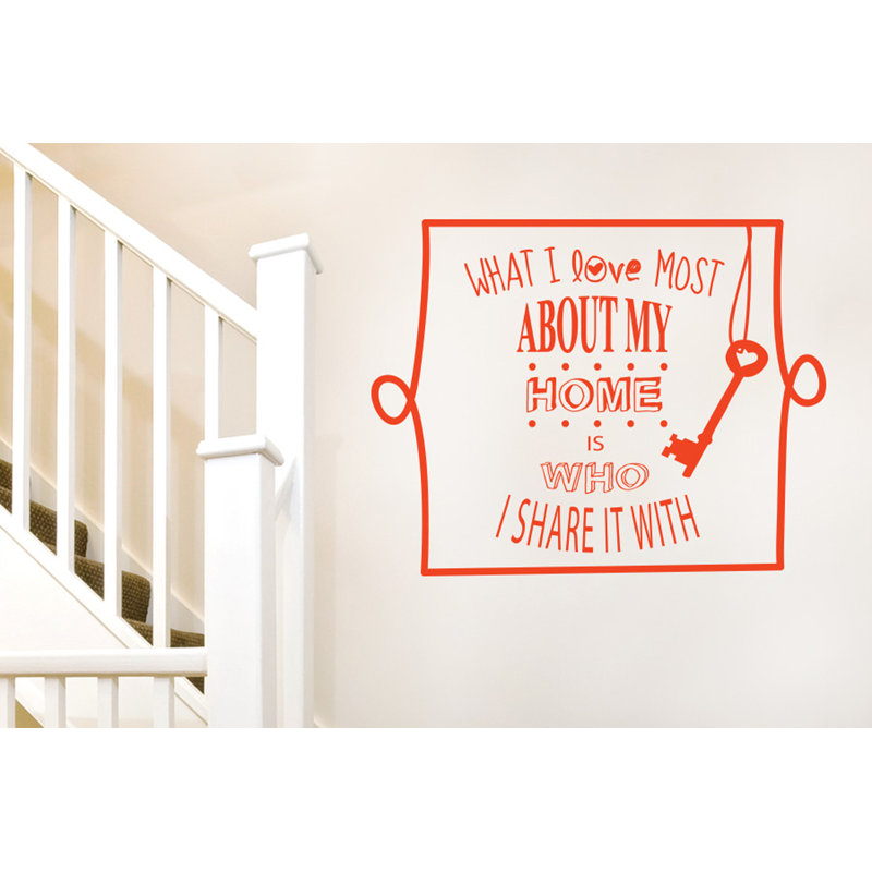 Wall Decal, Medium, Orange