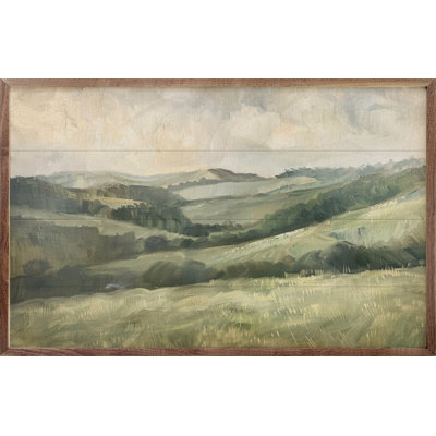 Green Hilly Landscape By LSR