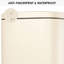 Poubelle, poubelle de cuisine en acier inoxydable, poubelle à marches avec couvercle à charnière et seau intérieur amovible, fermeture en douceur, poubelle pour salle de bain, salon, maison (beige, 8 gallons)-100742167-117256098