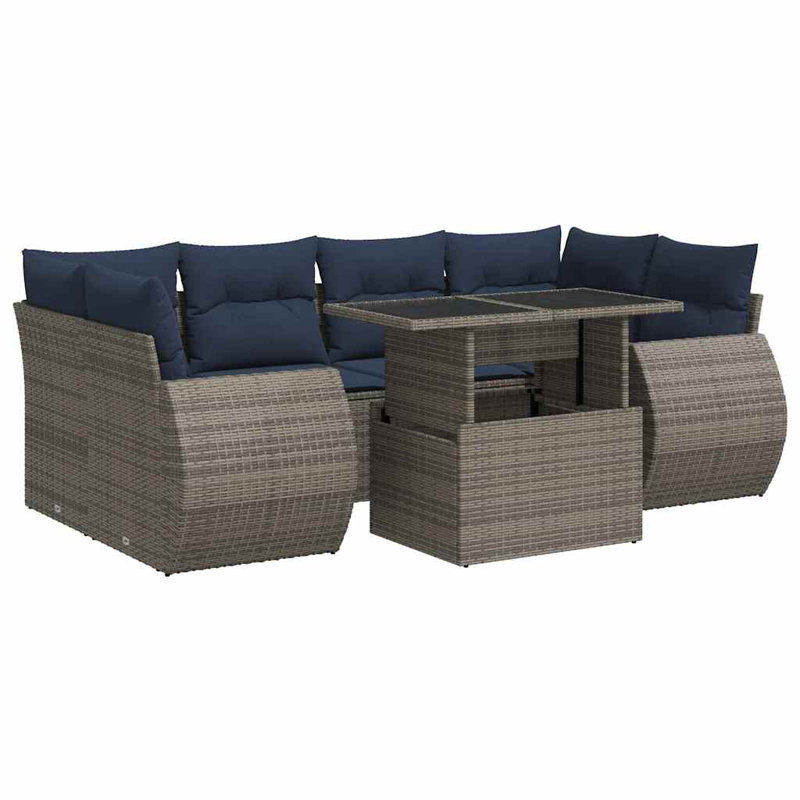 55cm Wide Patio Sofa with Cushions