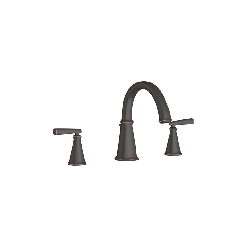 Edgemere 2 Handle Deck Roman Tub Faucet, Legacy Bronze