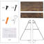 Tablette flottante en bois massif
