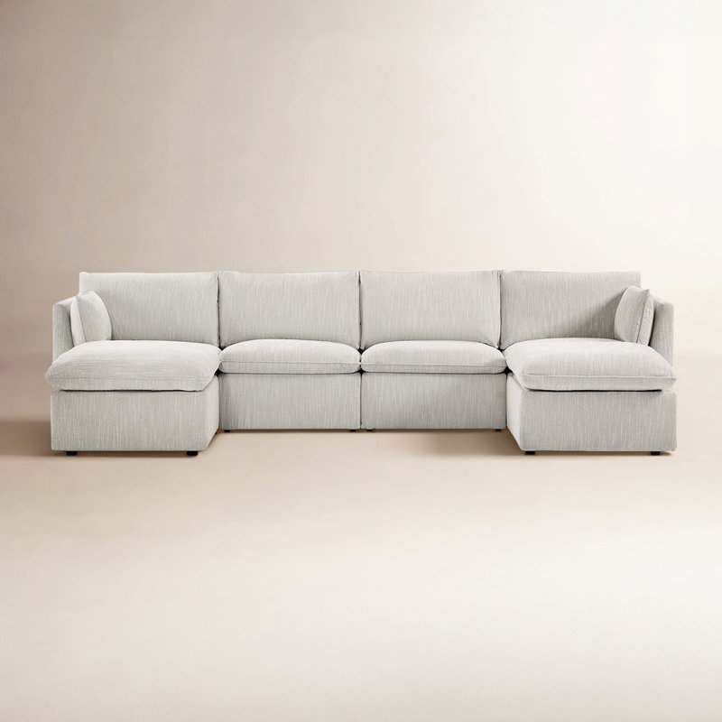 Canapé modulaire 6 pièces Greylan, Gris clair
