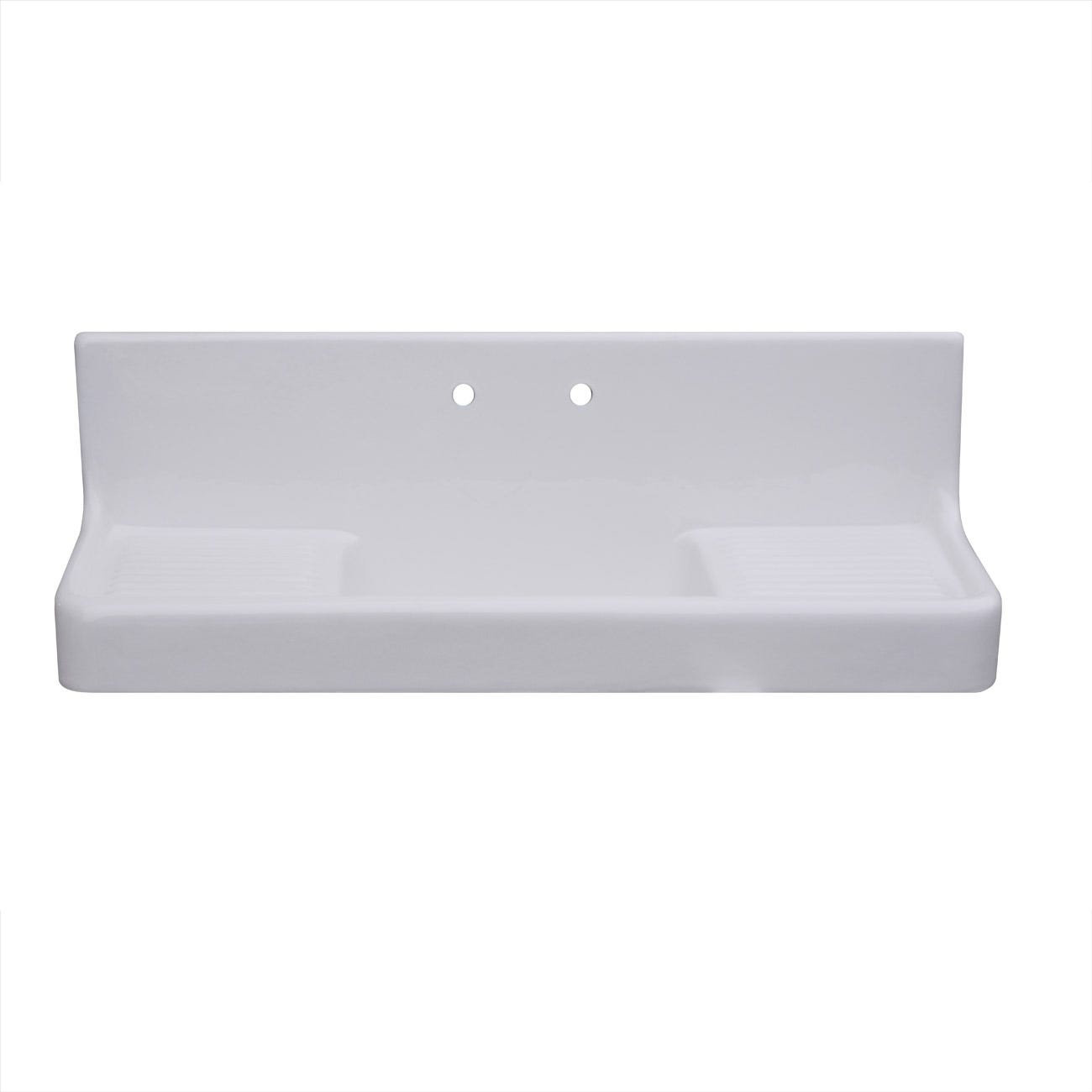 CAMBRIDGE Rectangular pedestal porcelain washbasin By