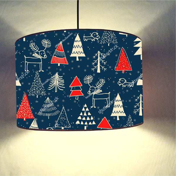 The Holiday Aisle® 7.8'' H Drum Lamp Shade | Wayfair