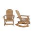 Chaise berçante Arrirack Adirondack pour l'extérieur Arrlo