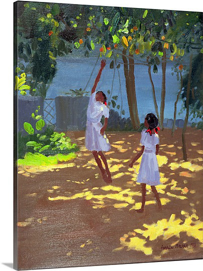Reproduction d'art sur toile Elysha, H 20 po x l 16 po x P 1,25 po
