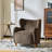 Reshami Wing Back Fabric Upholstered Accent Chair-669763031