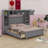 Bed With All-In-One Cabinet And Shelf-2082493013
