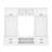 4-In-1 Detachable Hall Tree With Storage And 7 Hooks, Multiple Functions Hallway Coat Rack With Storage Drawers And Cabinet, White  Shoe Bench For Entryway Hallway-1810284581