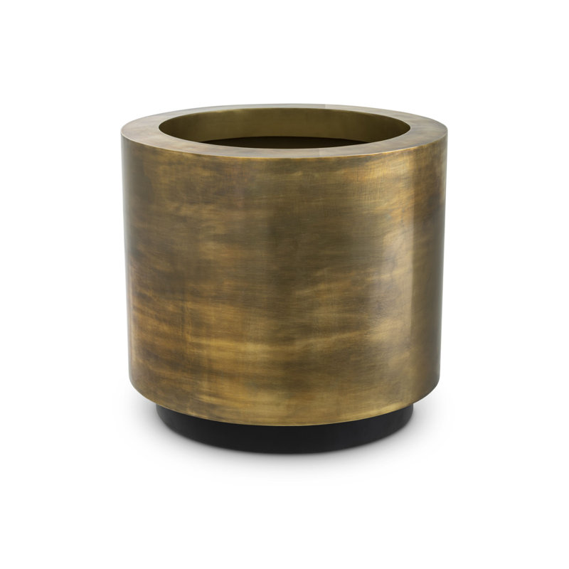 Jasper Handmade Metal Planter, 21.46" H x 23.43" W x 23.43" D
