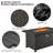 44 Inch Aluminum Propane Fire Pit Table, 50,000 BTU Fire Table With CSA for Outdoor, Patio-2127081828