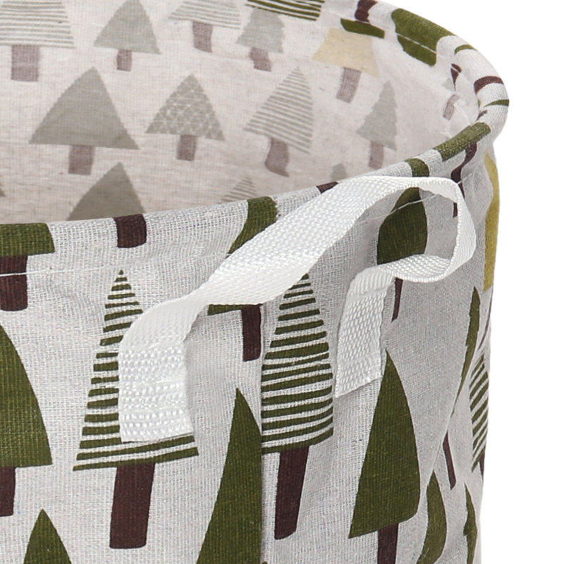 Ampezo Linen Laundry Basket