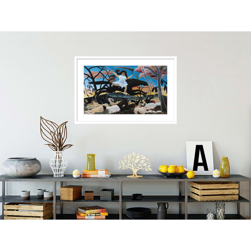 «War or the Ride of Discord» par Henri Rousseau, impression giclée sur cadre, H 27,27 po x l 41,5 po