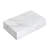 Klusek 47'' Modern Faux Marble White Glass Coffee Table-931796881