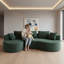 Ensemble de canapé modulaire courbé 2 pièces avec coussins, mobilier de salon ergonomique minimaliste, sièges modernes, sans assemblage, canapé et méridienne-130464041
