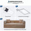 Canapé-lit convertible 5 en 1 de 80,7 po avec pochette de rangement - aucun assemblage requis-693788634