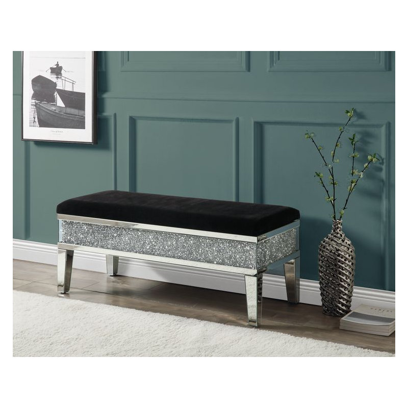 Banc de rangement en similicuir Eppie