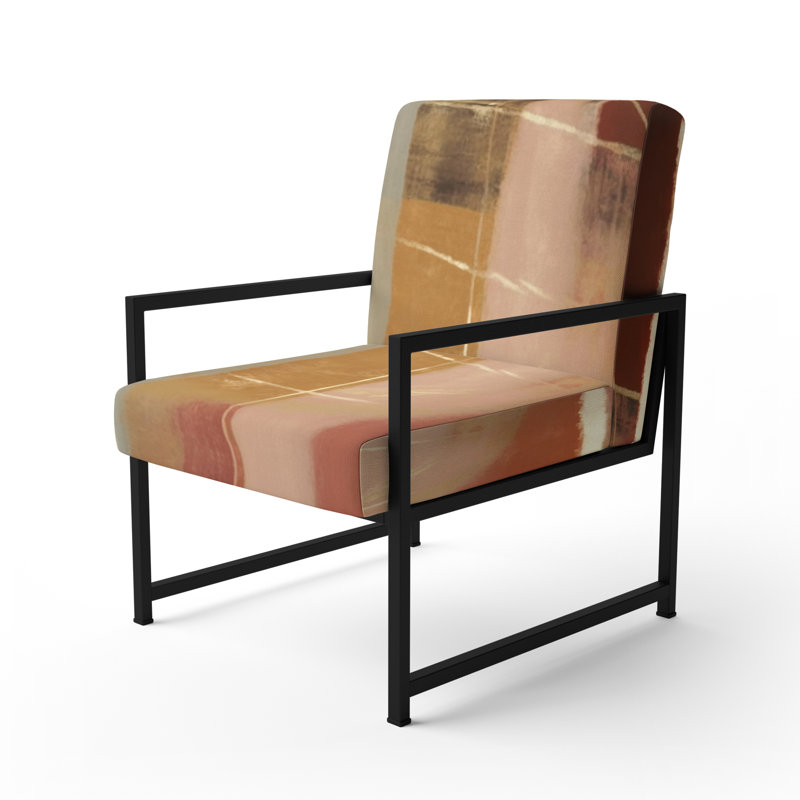 Culligan - Chaise rembourrée avec accoudoirs, Noir, noir, noir, noir