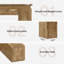 160cm Console Table