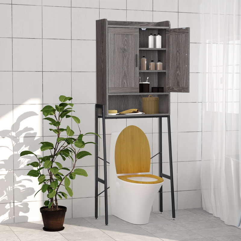 Jemekia Over The Toilet Storage, Grey