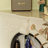 Beige Solid Wood Electric Fireplace