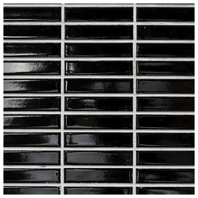 2" x 0.4" Ceramic Grid Mosaic Wall & Floor Tile