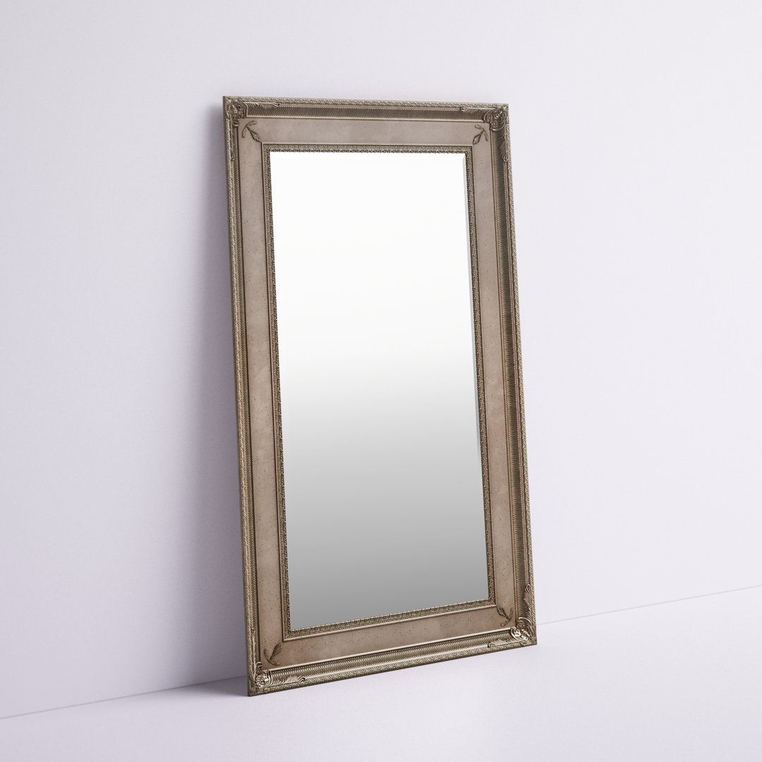 Mordecai Solid Wood Flat Floor Mirror Laurel Foundry Modern Farmhouse®