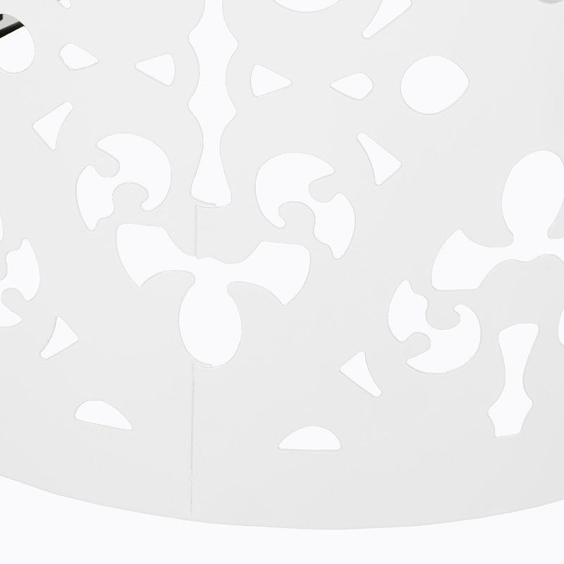 Table de bout en métal - Grand, Blanc