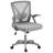 Mesh Desk Chair with Flip-up Armrest-334066807-334066801