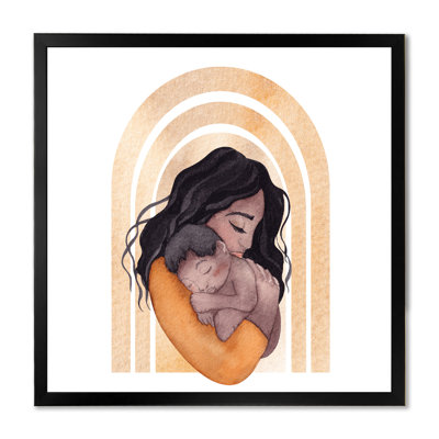 Silhouette féminine et bouquet floral - reproduction d'art sur toile moderne38671